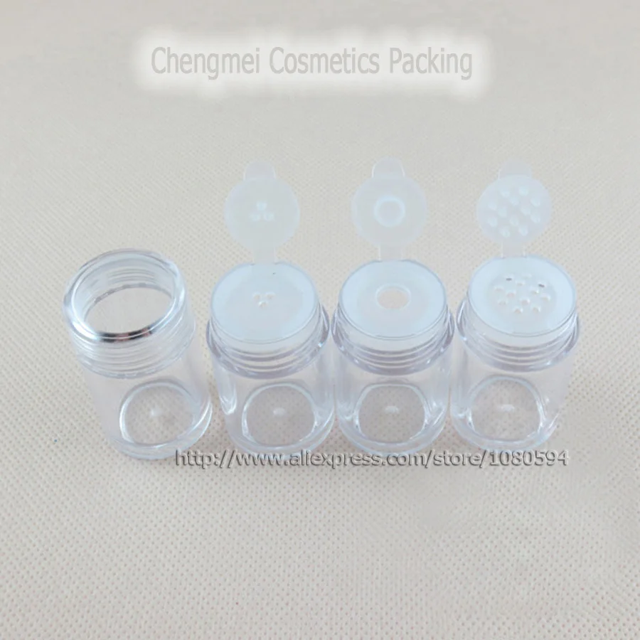10 мл как пластиковый контейнер для теней век с откидной просечкой 100 шт./лот|jar