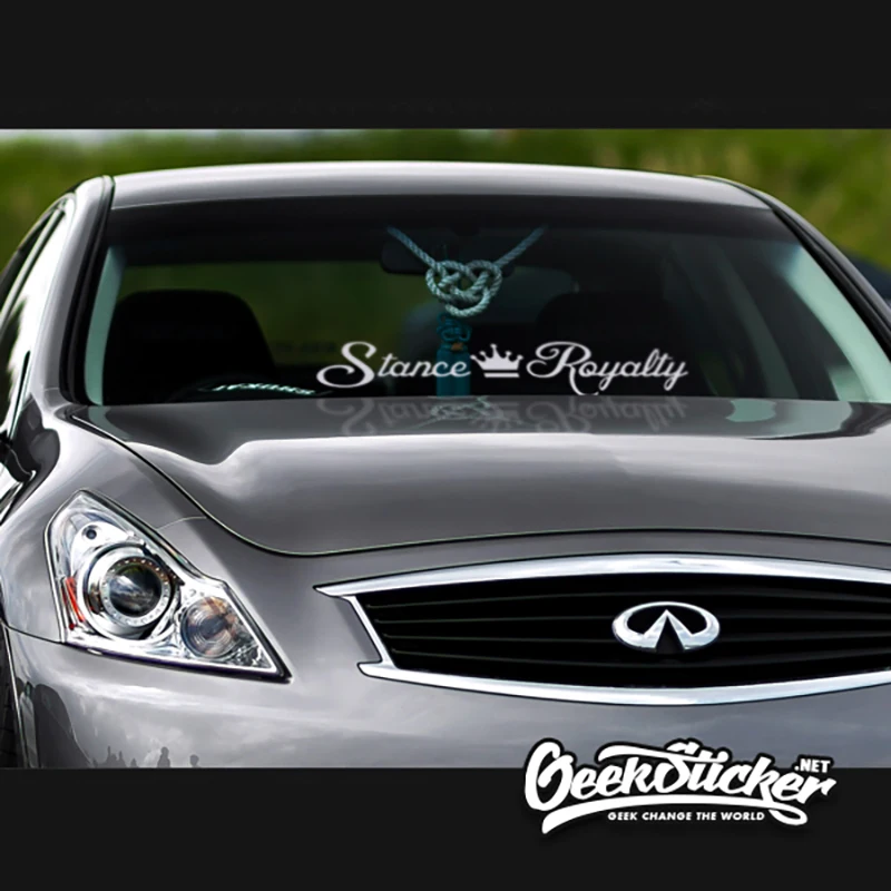 Позиция роялти Водонепроницаемый авто лобовое стекло автомобиля наклейка на