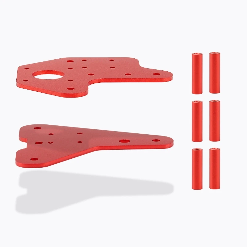 

for Ender 3 3pro 3 V2 for CR-10 CR-10S CR-10 V2 CR-10 Pro 3D Printed Parts Dual Z-axis Linear Guide Back Plate Kit P82A