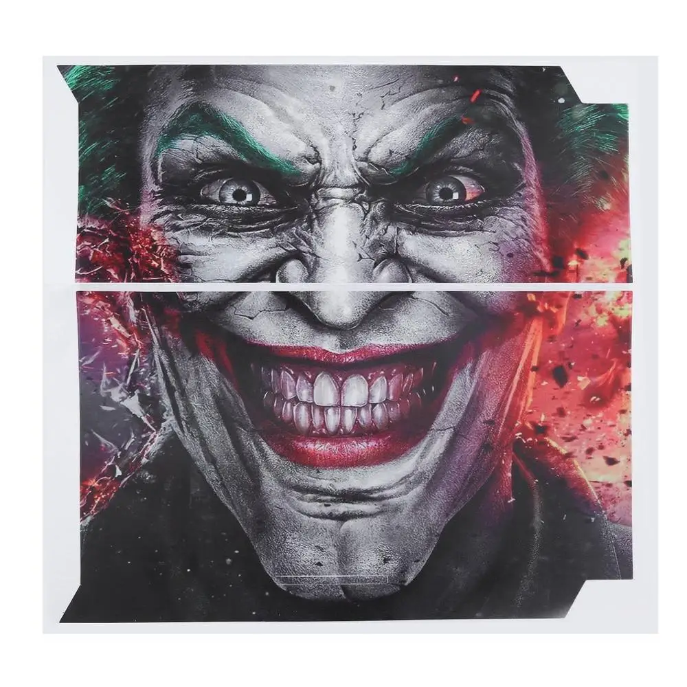 1 комплект наклеек Joker Vinly Skin клоун наклейки на геймпады для Sony PS4 PlayStation 4 и 2 скины