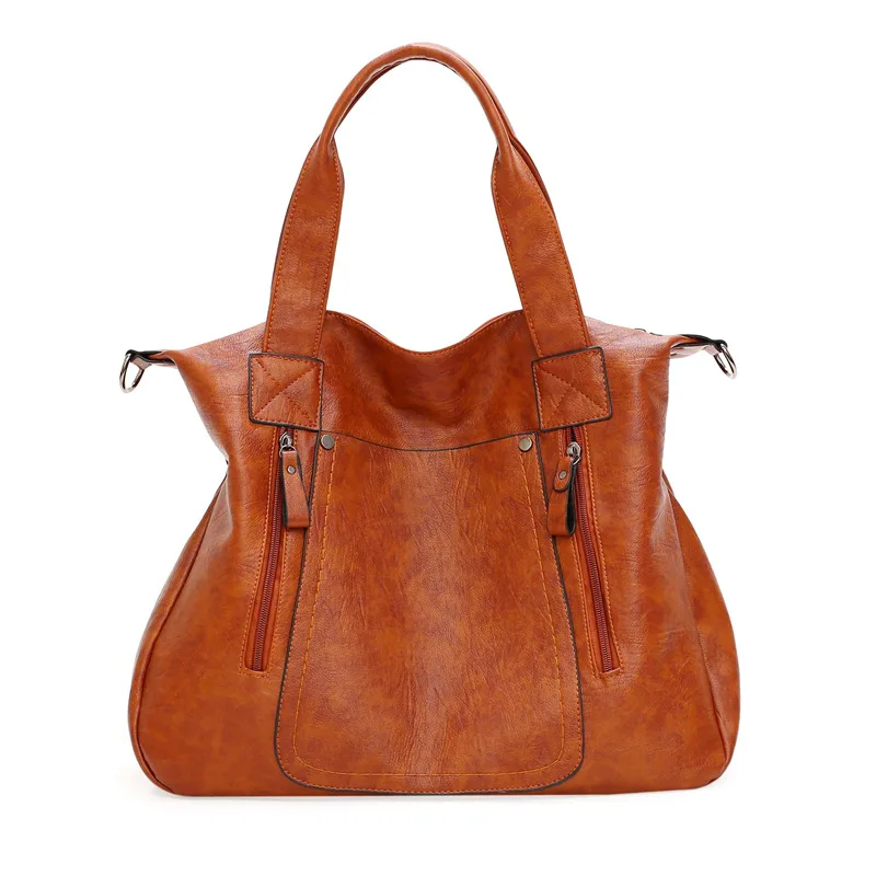

New Style Tote Bag Fashion Models Soft Light Women's Pu Shoulder Handbag