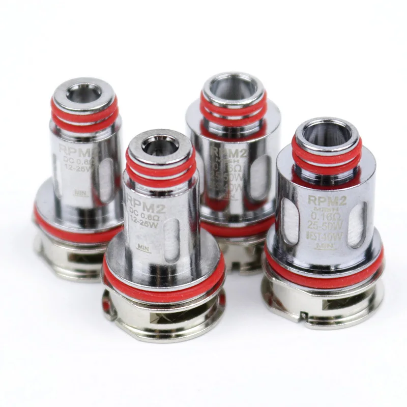 

5pcs/pack Replacement RPM2 Mesh 0.16ohm DC 0.6ohm MTL Coil For Thallo/Nord 4 Kits