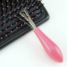 Comb Hair Brush Cleaner Plastic Metal Cleaning Remover Embedded Tool Random Color