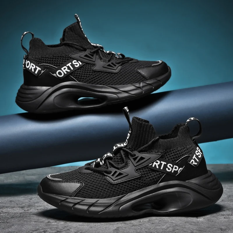 

Fashion Mens Sneakers Outdoor Non-leather Casual Shoes Summer Breathable Air Mesh Men Shoes Light Large Size