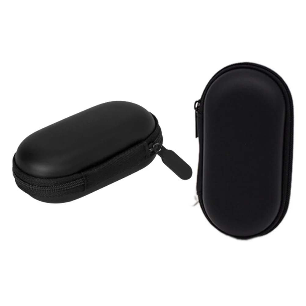 

Black Hard Case Storage Cosmetic Bag Box Or SD Card Earphone Headphone Earbuds