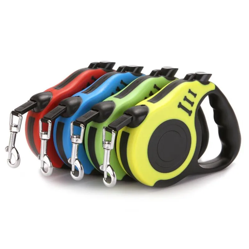 

3m 5m Durable Leash Automatic Retractable Nylon Cat Lead Extension Puppy Walking Running Lead Roulette For Dogs new