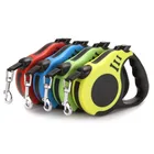 Прочный поводок 3 м, 5 м, автоматический Выдвижной Нейлоновый Поводок для кошек, удлинитель для щенков, прогулок, бега, свинцовая рулетка для собак, Новинка