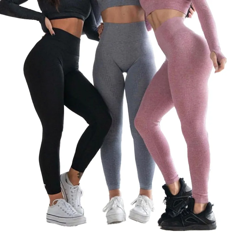 

Леггинсы для йоги, новинка 2021, бесшовный спортивный костюм с завышенной талией Vital, женские штаны для фитнеса, спортивная одежда для спортза...