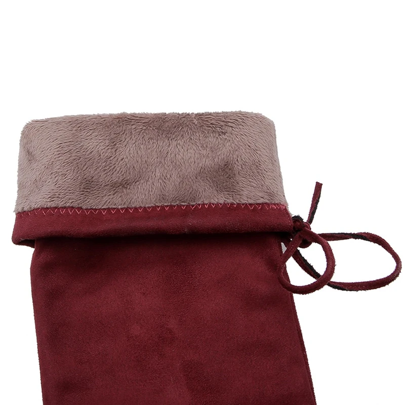 

Leisure Fashion Women's Back Lace-Up Knee Bare Boots Square Heel High Casual Long Tube Booties Outdoor Everyday Leisure A50