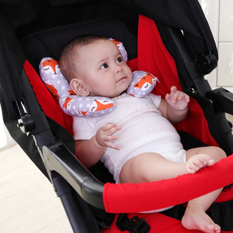 

Baby Pillow Colorful Animal U-Shaped Travel Auto Car Seat Stroller Head Neck Support Pillow Cushion Body Infant Cushion Pillow