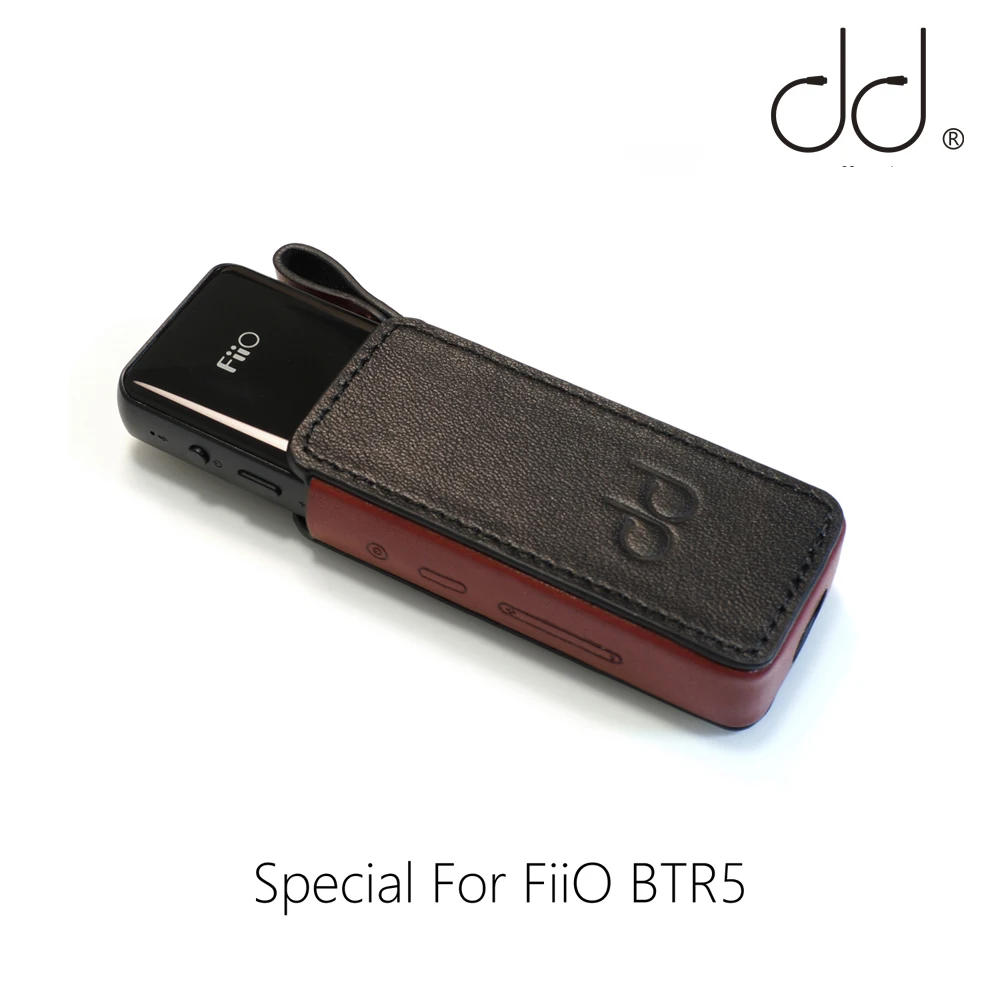DD C-B5 кожаный чехол для FiiO Btr5 Bluetooth усилителя адаптер крышки черный | Электроника