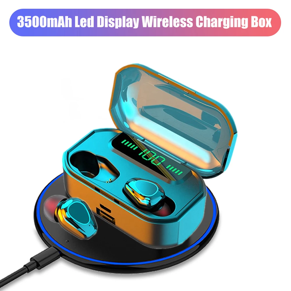 G20 TWS V5.0 мини беспроводные bluetooth наушники 9D стерео спортивные гарнитура с