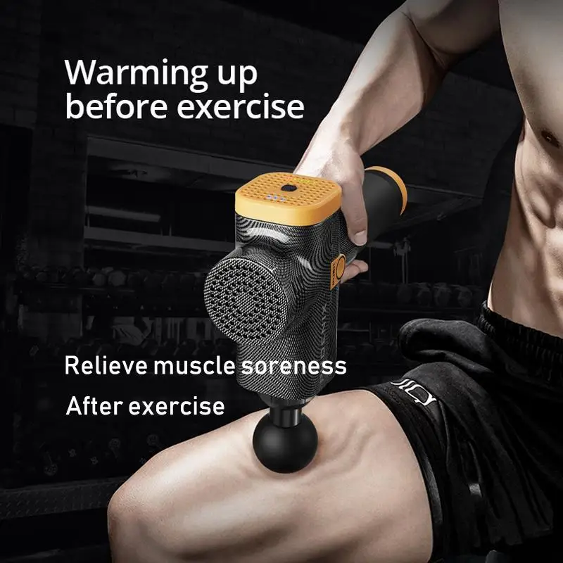 Phoenix Muscle Stimulator Massage Gun Vibrating Deep Therapy Relaxation Fascia Fitness Exercise Pain Relief Electric Massager | Красота и