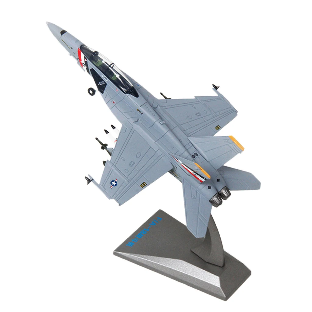 Модель самолета из сплава модель F18 Hornet демонстрационная подставка для дома
