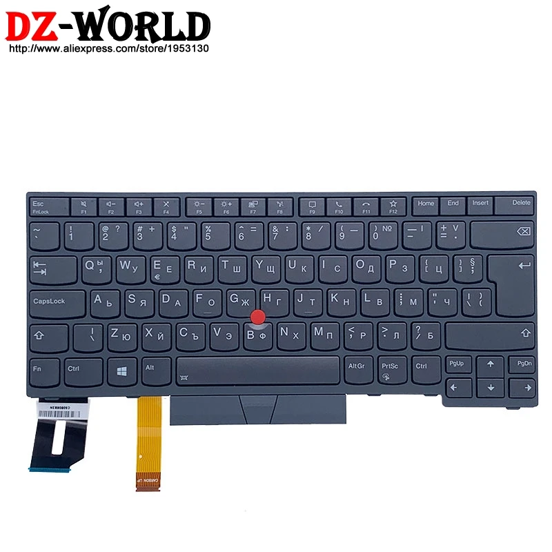 

New Original Gray BG Bulgarian Backlit Keyboard for Lenovo Thinkpad T14 P14S Gen1 Gen2 Laptop 5N21B08384 5N21B08347