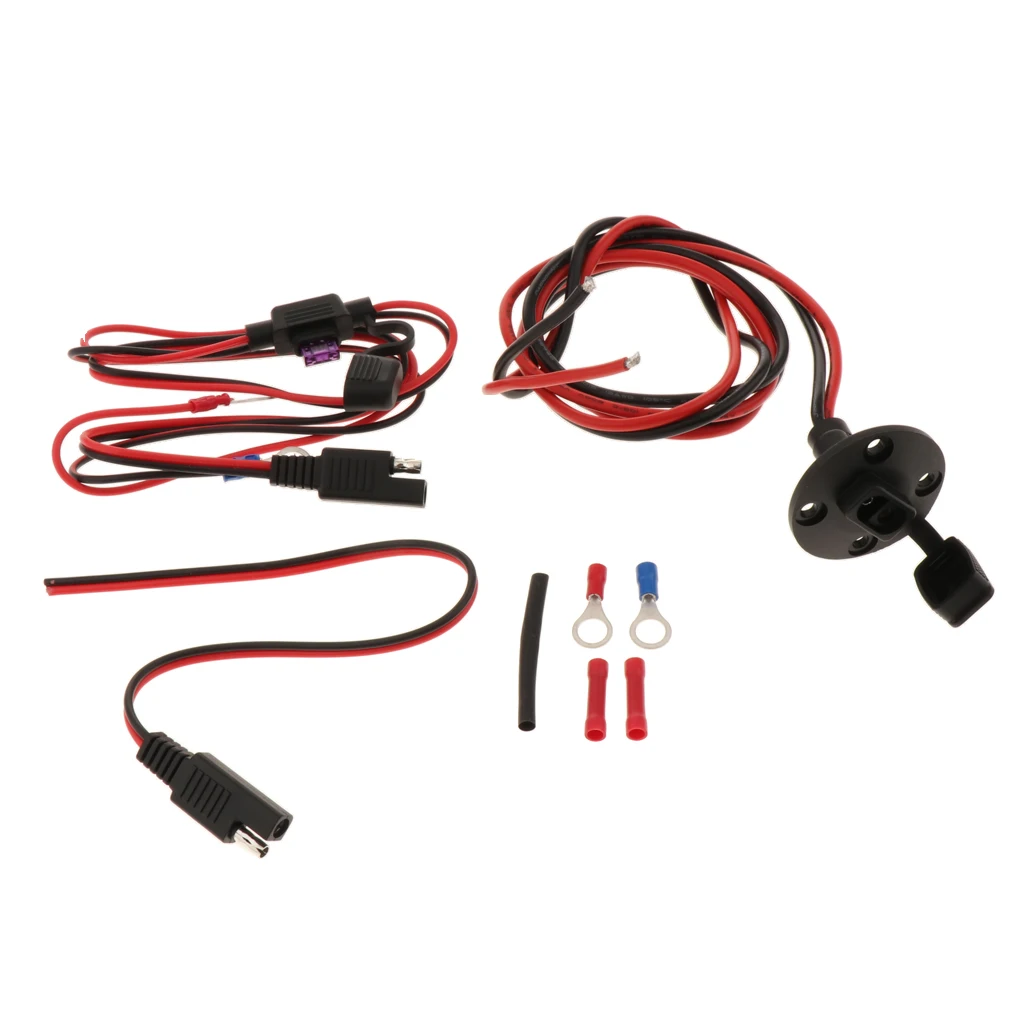 Автомобильное быстроразъемное крепление на панели SAE водонепроницаемая розетка