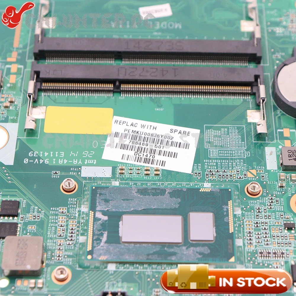 Материнская плата NOKOTION для ноутбука HP Pavilion 15-P 15 6 дюйма 766469-501 766469-001 процессор