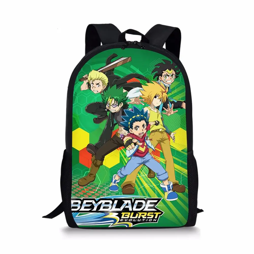 Beyblade Burst Game Printing Teenager Backpacks 3D Anime Pattern Student School Rucksack Teenager Backpacks Softback