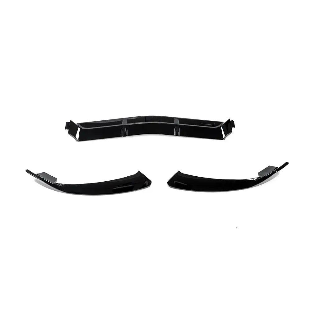 Полипропилен глянцевый черный передний бампер спойлер разветвители для Mercedes-Benz