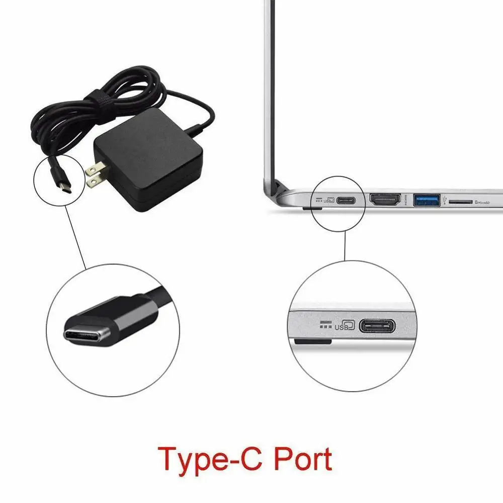 45 Вт USB-C Тип C Ноутбук AC адаптер питания зарядное устройство AC зарядное устройство для hp Chromebook 11 G6 EE 13 G1 14 G5 X360 11 G1 EE адаптер для ноутбука
