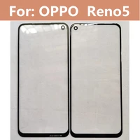for oppo reno 5 front touch screen glass outer lens replacement