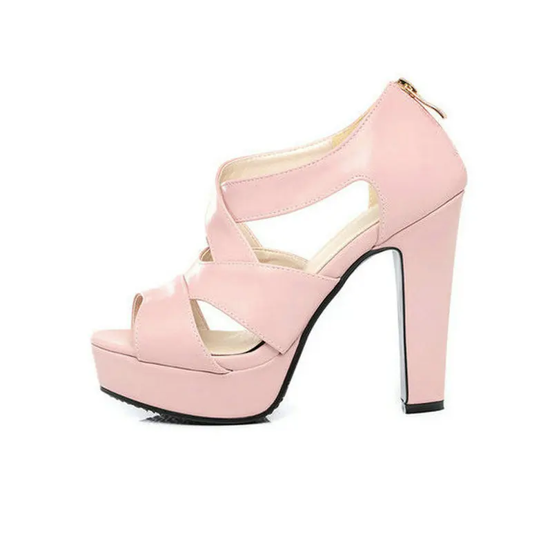 Женские туфли с открытым носком ESVEVA белые летние гладиаторы на высоком