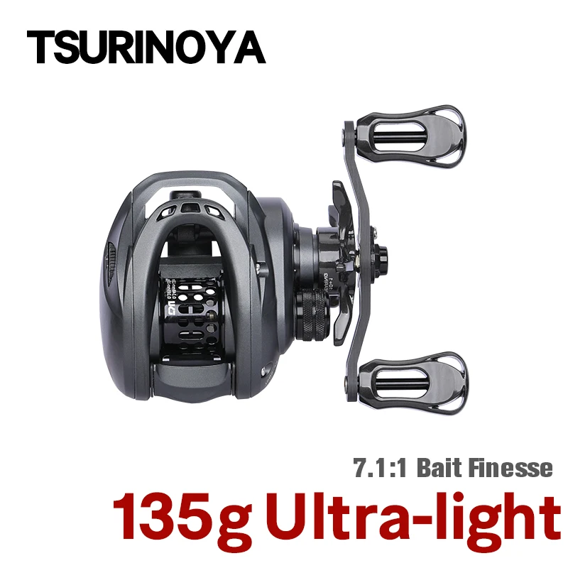 

Катушка рыболовная TSURINOYA, 135 г, ульсветильник, 6,1 г, 7,1: 1, 4 кг