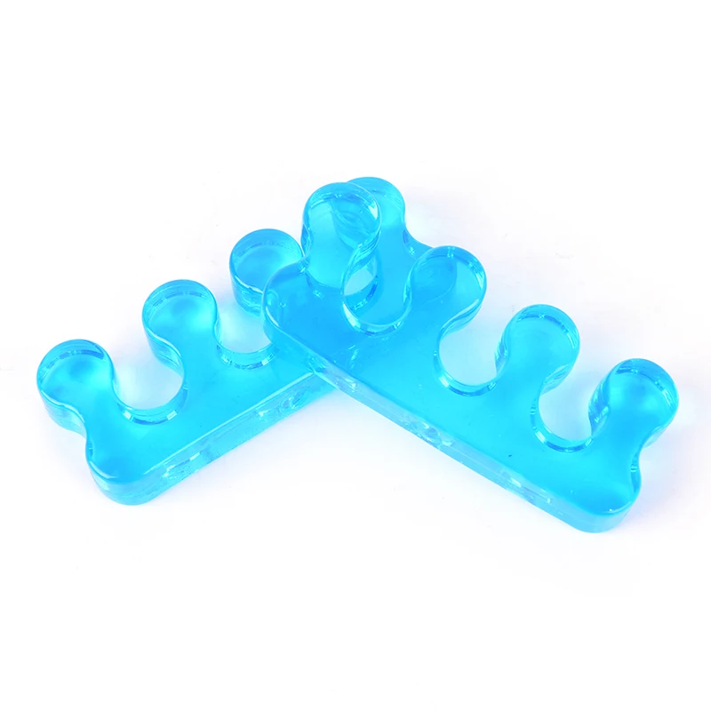 1 пара синий мягкий носок отделяющий гелевый разделитель гибкий палец