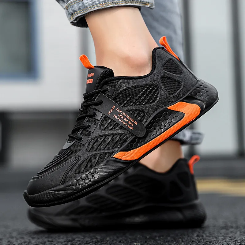 

Summer Men Sneakers In Mens Casual Shoes Mesh Sneakers Fashion Spring Shoes Stylish Lace Flats Shoes Breathable 2020 New Arrival