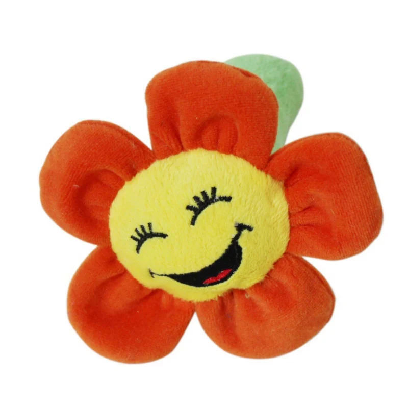 11*11 см домашних животных звук жевания игрушки смайлик пощечина улыбкой цветок