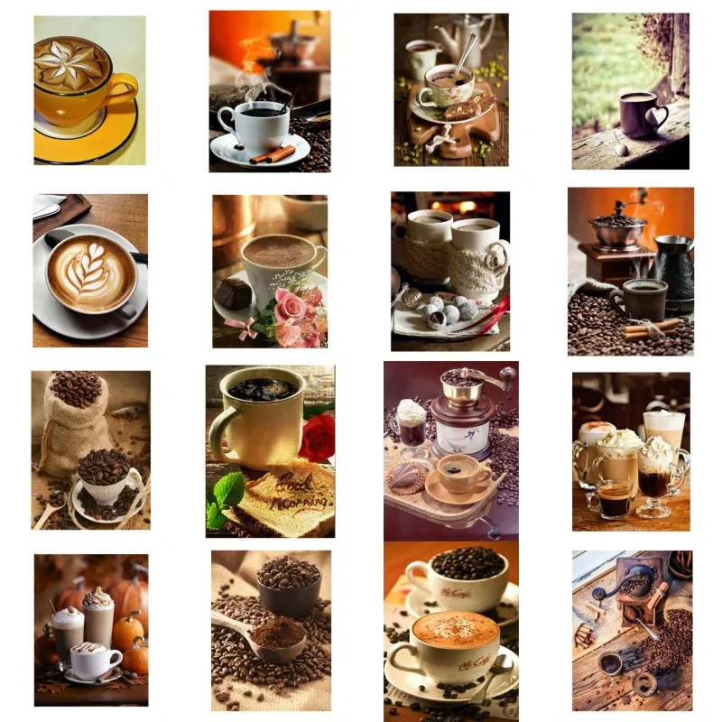 

Nordic Coffee Cups Canvas Painting Cafe Posters and Prints Drink Coffee Wall Art Picture for Restaurant Kitchen Decor Cuadros