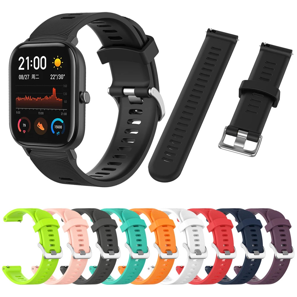 Для ремешок Huami Amazfit GTS GTR Watch 42 мм браслет для samsung Galaxy Активный 2/42 сменный