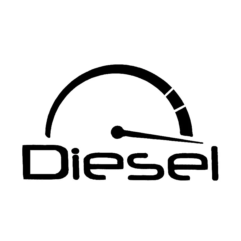 

Car Sticker Vinyl Decal Turbo Diesel Black/Silver 12.7CM*7.6CM