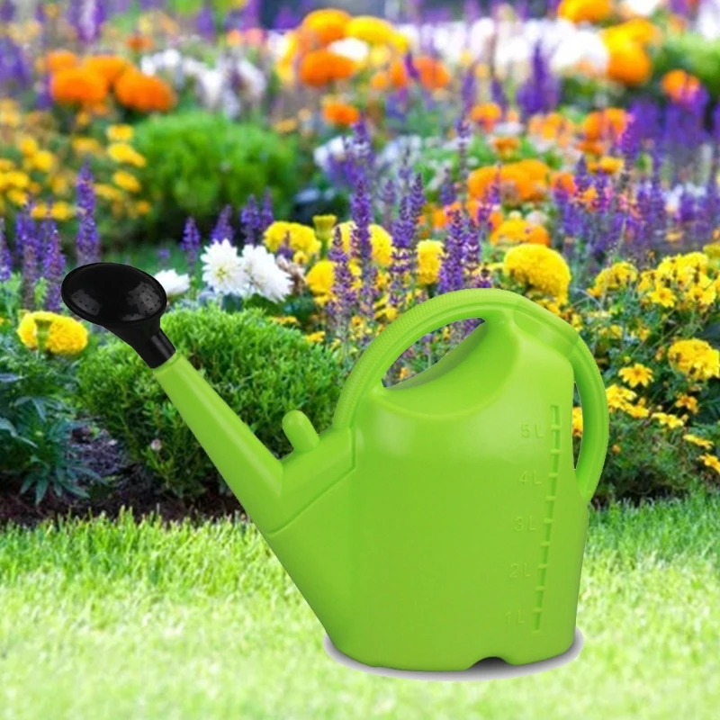 

Large Capacity 5L Watering Can Long Spout Portable Manual Irrigation Small Spray Bottle Thickening Plant Watering Pot fo
