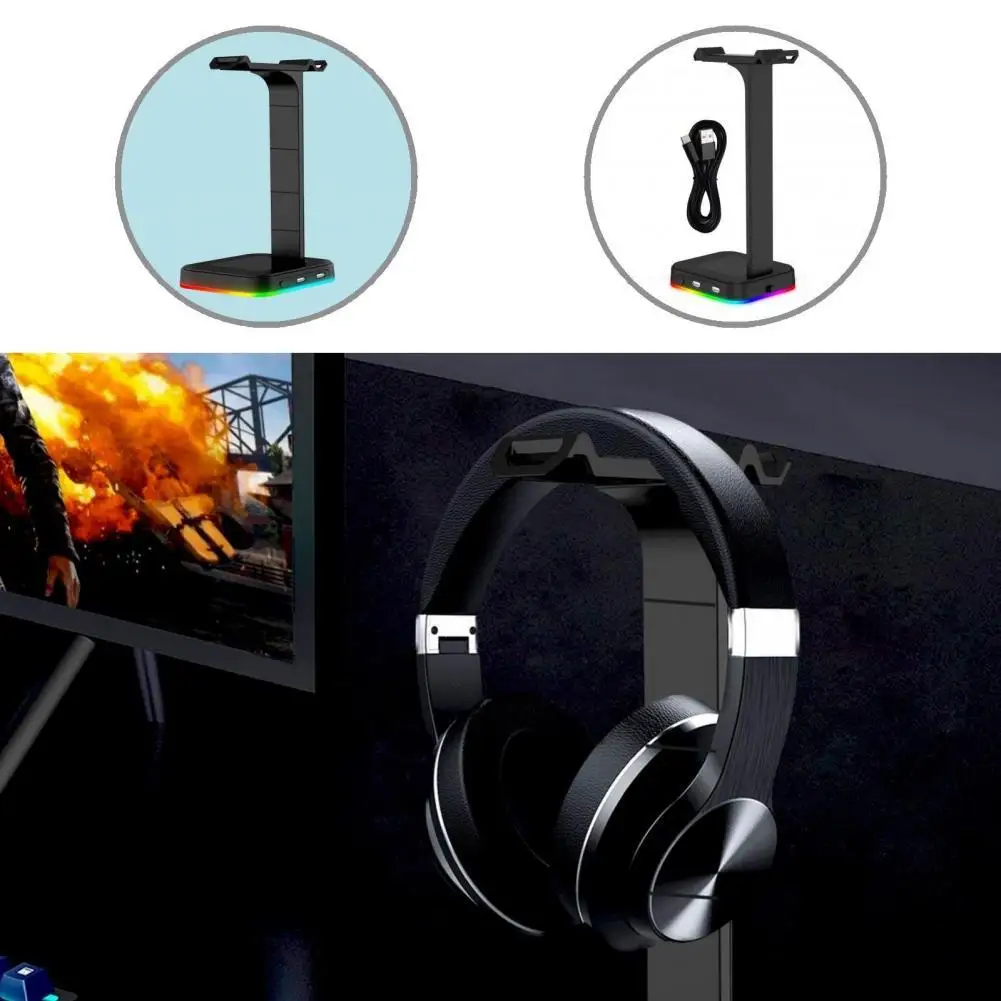 

Reliable High Quality 480Mbps E-sports Headset Stand 4 In 1 Headset Holder Widely Used for Office