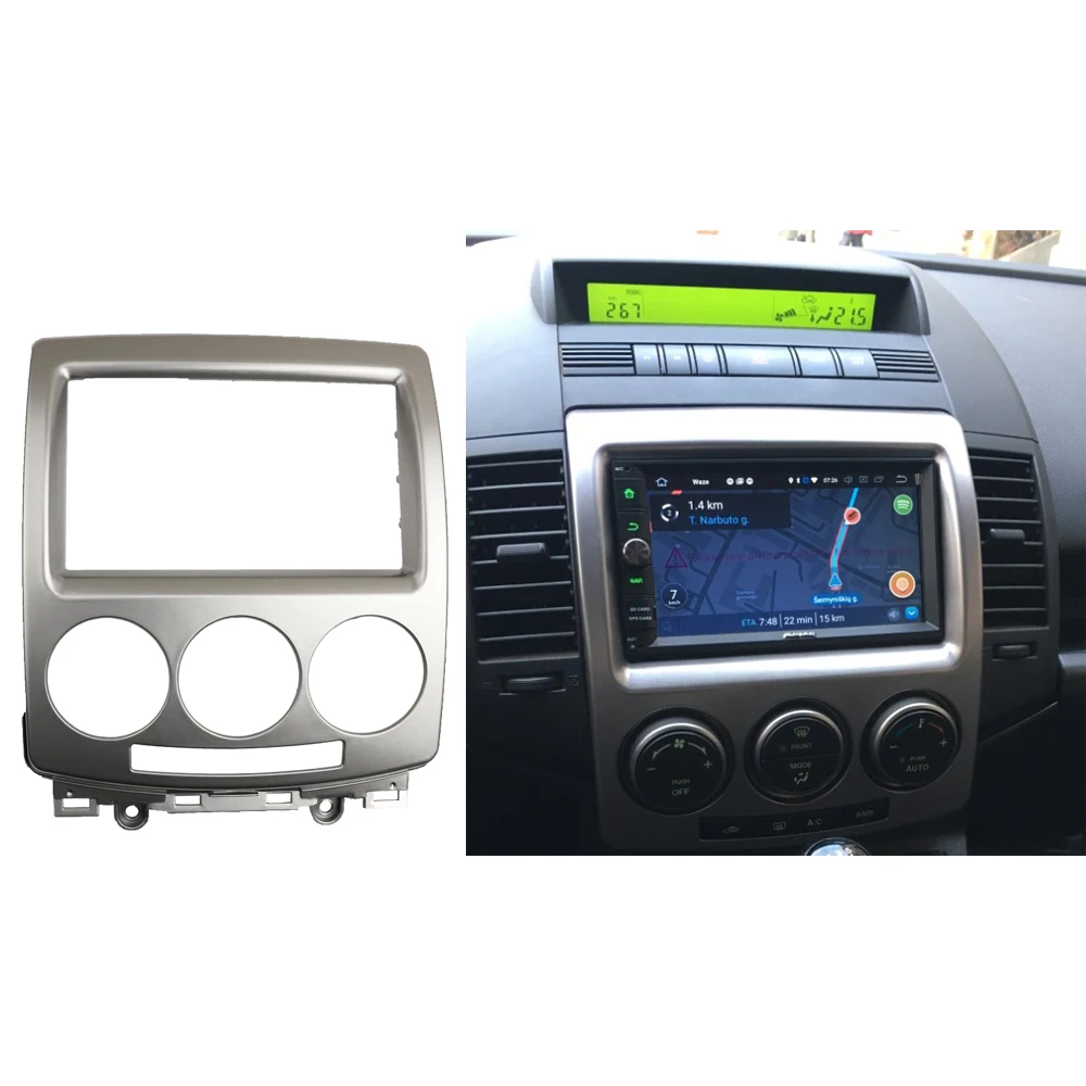 Двойная Din панель для MAZDA 5 Premacy i-Max 2007 + DVD стерео Радио Установка приборной панели
