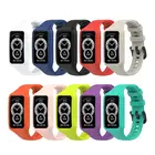 Ремешок силиконовый для Huawei Band6, глянцевый сменный Браслет с защитой от пота для Honor Band 6, спортивный браслет, Аксессуары для браслета