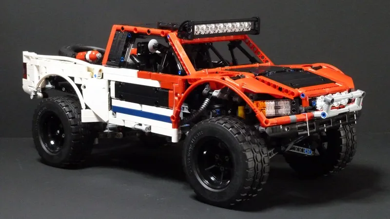 BuildMOC 2314 шт. Technic MOC серия SUV автомобиль пикап кирпичи для тележки 3662 Модели Строительные наборы Блоки Игрушки для мальчиков подарок
