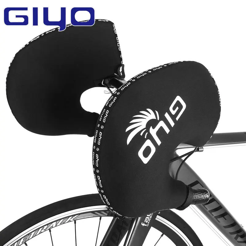 GIYO зимние дороги и MTB чехол для велосипедного руля утолщенные ветрозащитные