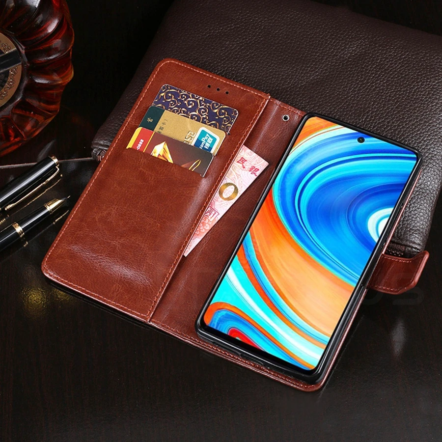 Чехол-бумажник для Xiaomi Redmi Note 9 Pro Max чехол-книжка телефона 9S S C A 9A 9C NFC кожаный |