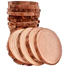 1 упаковка натуральные деревянные ломтики 3 до 12 лет с рисунком персонажа см недостроенный деревянный круги Coaster Живописи Рождественские украшения в деревенском стиле, Свадебный декор, поделки своими руками