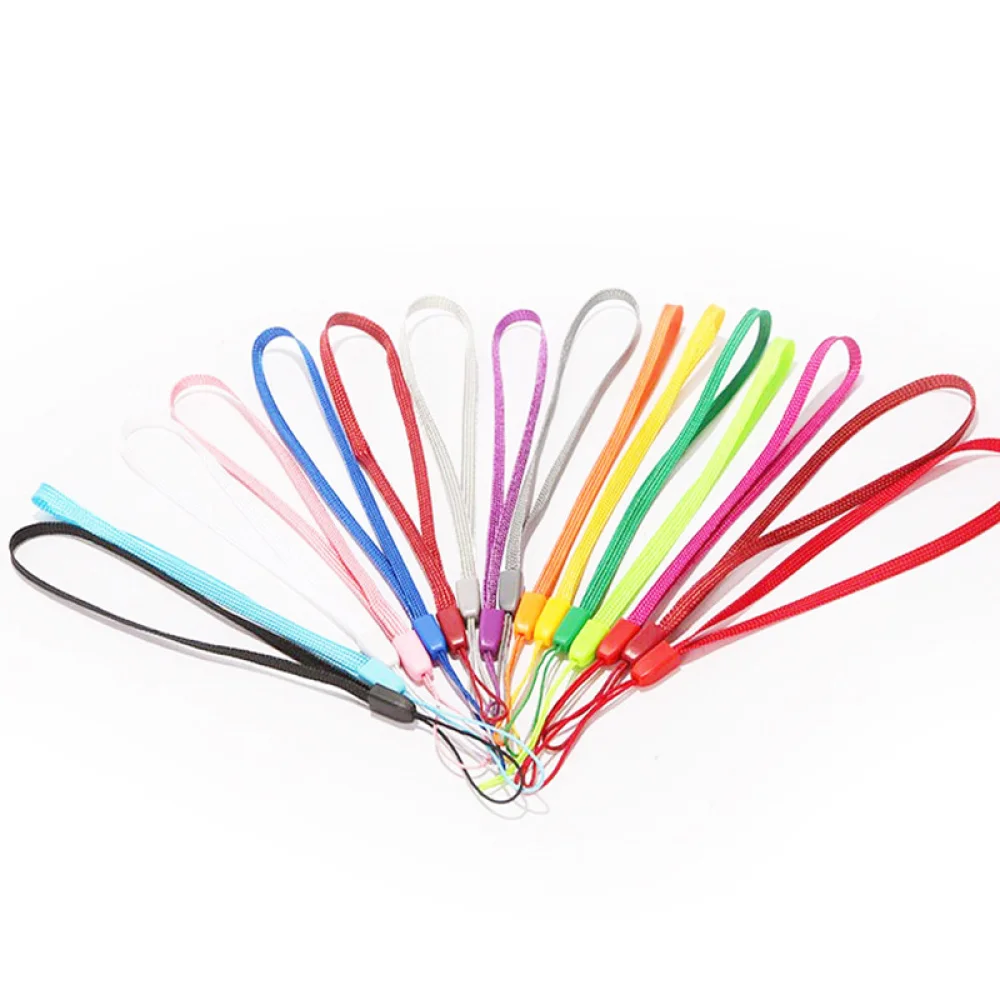 

50pcs Colorful Hand Wrist Lanyard Strap String for USB Flash Drives Keys Keychains ID Name Tag Badge (Mixed Color)