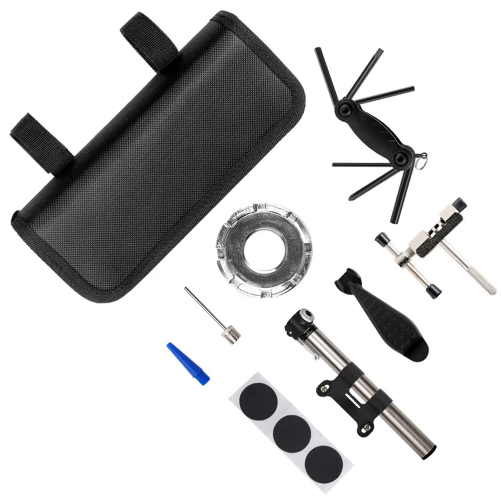 

1 Set of Portable Bike Supply Practical Repairing Kit Outdoor Cycling Equipment