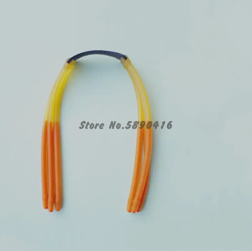 

5 pcs 6-strand card ball inside slingshot rubber band high elastic catapult bow accessories