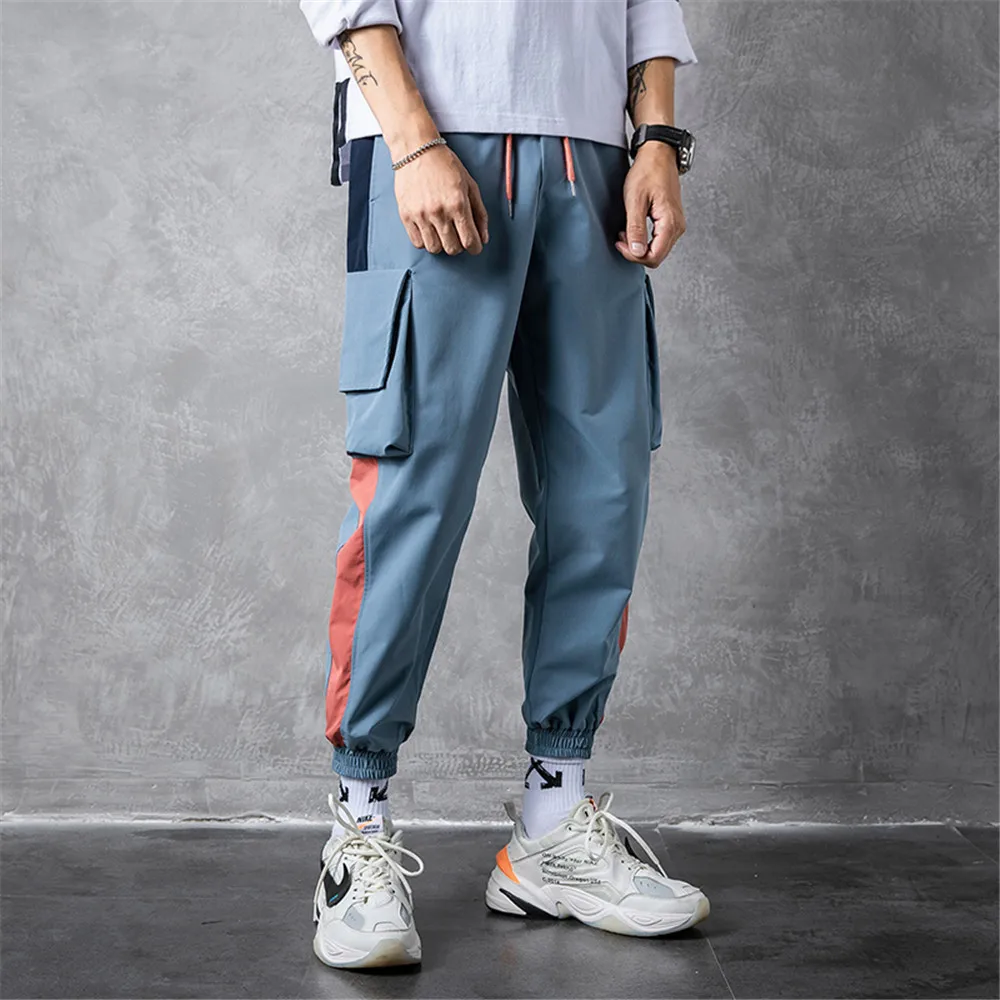 WWKK Новая мода мульти-карман Jogger спортивные штаны для мужчин фитнес брюки спортивны фитнес штаны повседневные спортивные штаны для бега уличные брюки