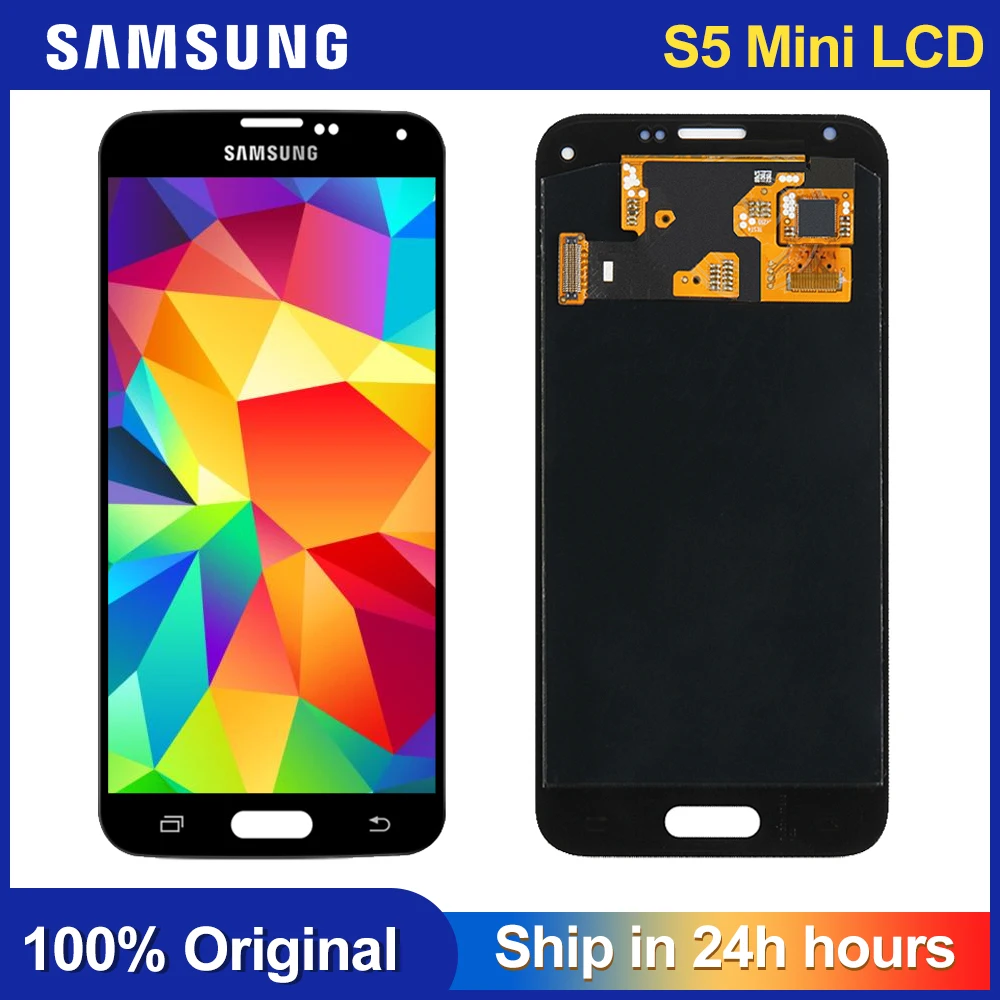 Сменный ЖК дисплей Super AMOLED 4 5 дюйма для Samsung Galaxy S5 Mini G800 G800F G800H с сенсорным экраном и