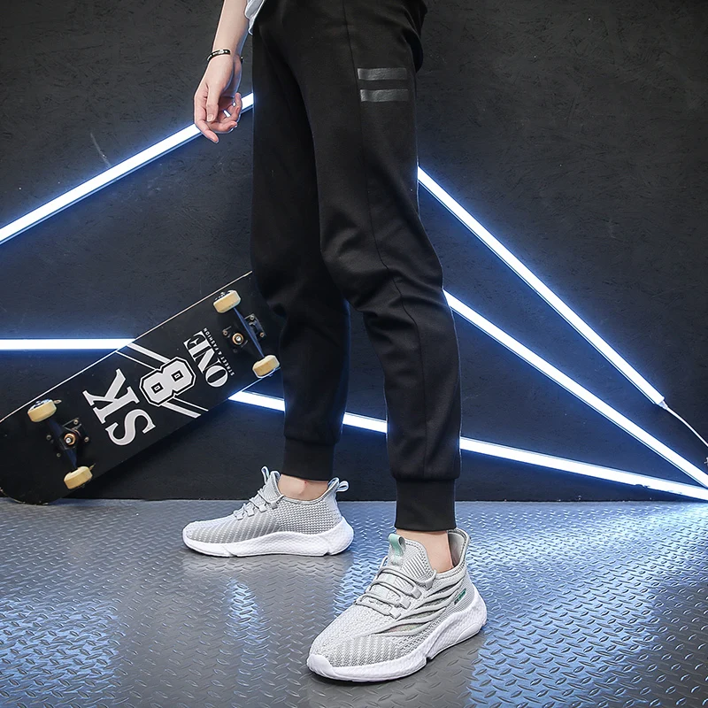 

2021 new summer popcorn sole men's running shoes non-slip wear-resistant sports shoes
