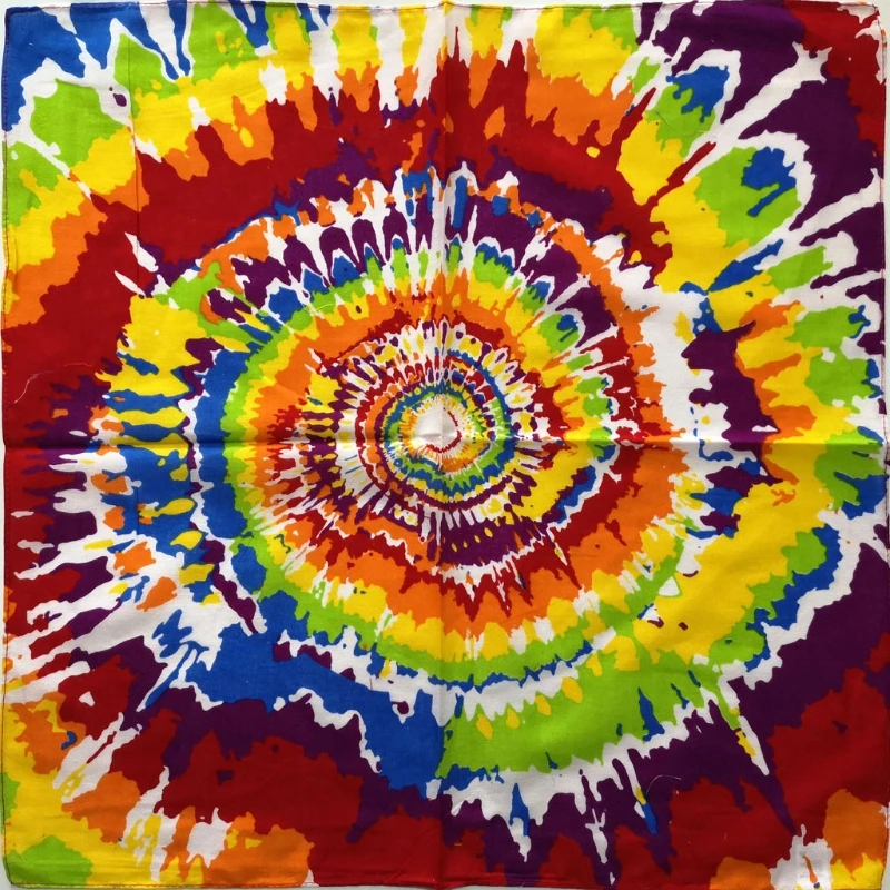 Повязка на голову KLV для мужчин и женщин бандана квадратный хлопковый шарф шейный