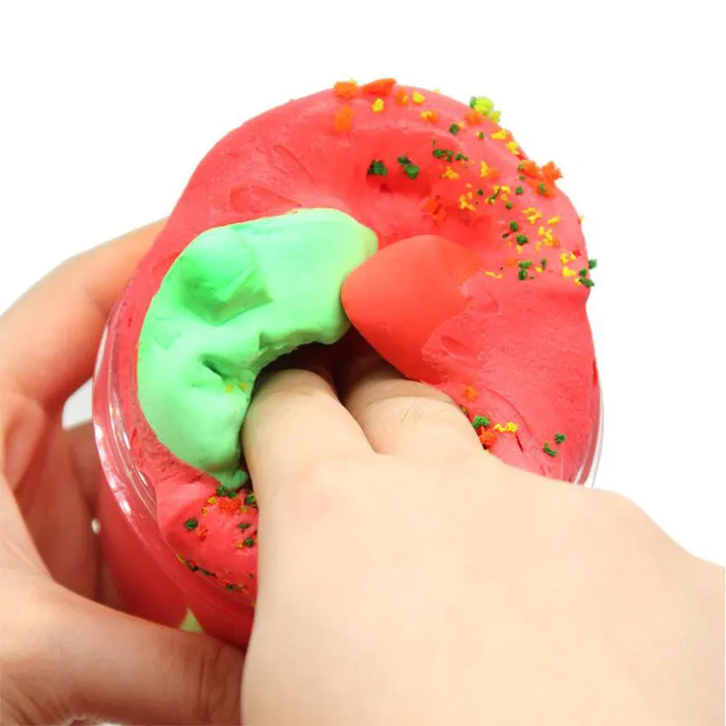 120 мл Горячая Распродажа клубника хлопок конфеты модельная глина модные пушистые