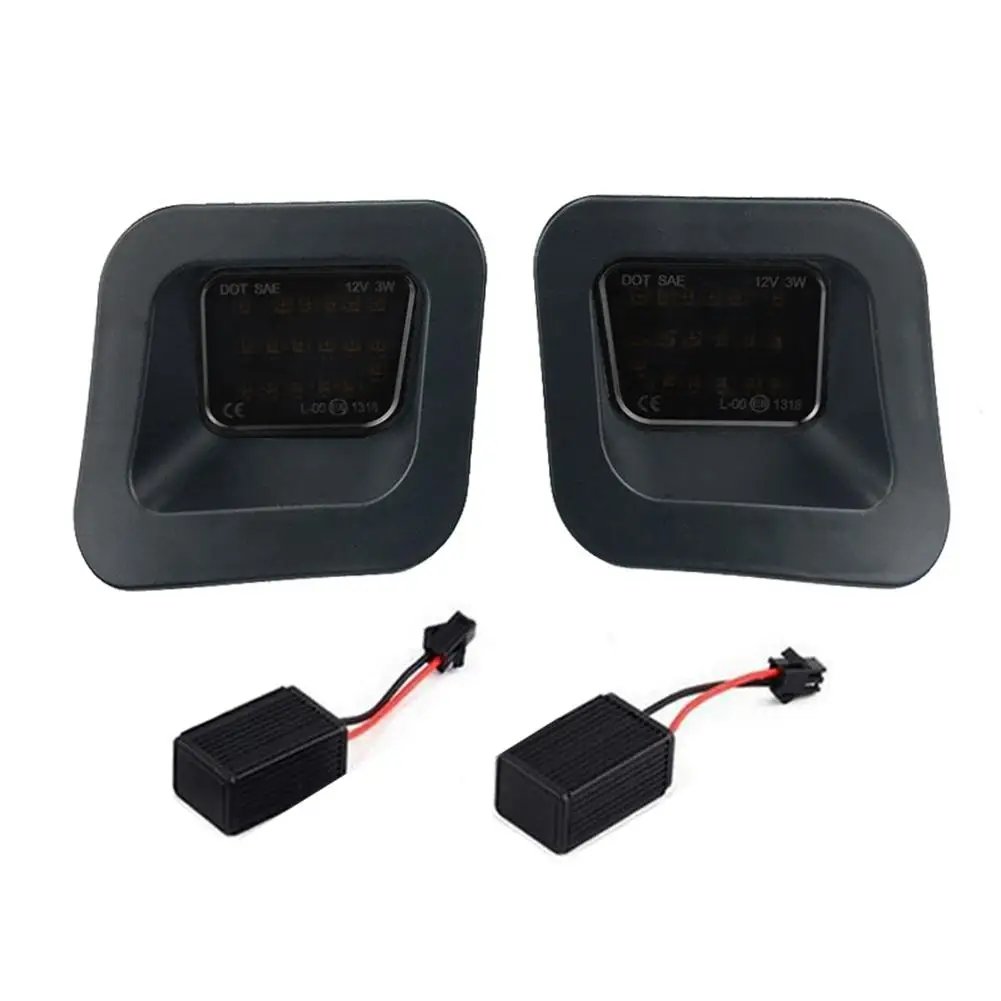 1 пара Копченый светодиодный задний Подсветка регистрационного номера Canbus Error Free